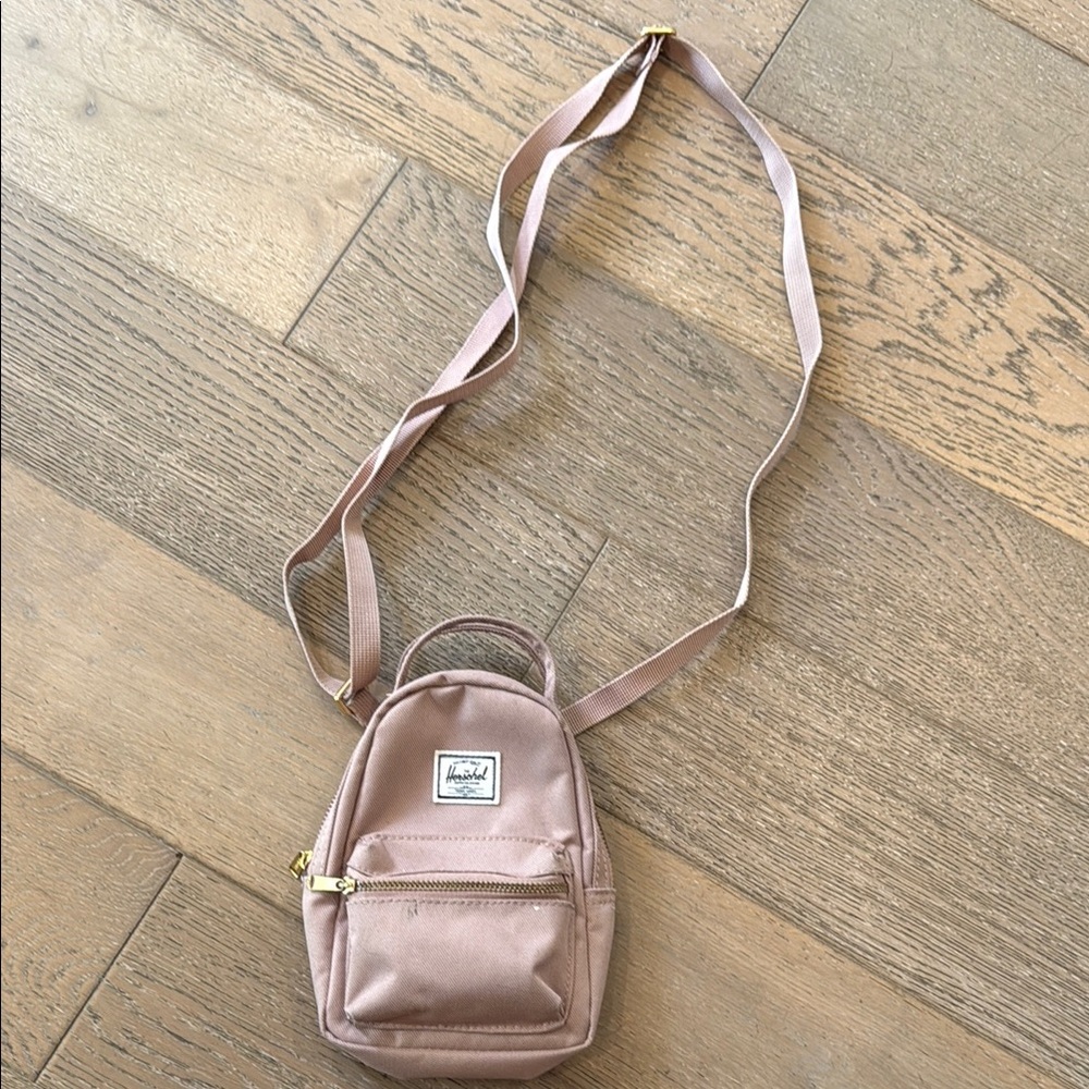 Herschel Nova Crossbody Mini Backpack Bag in Ash Rose